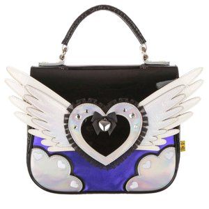 Irregular Choice "Can't Hardly Wait" Winged Handbag - Purple Goth Lolita Kawaii